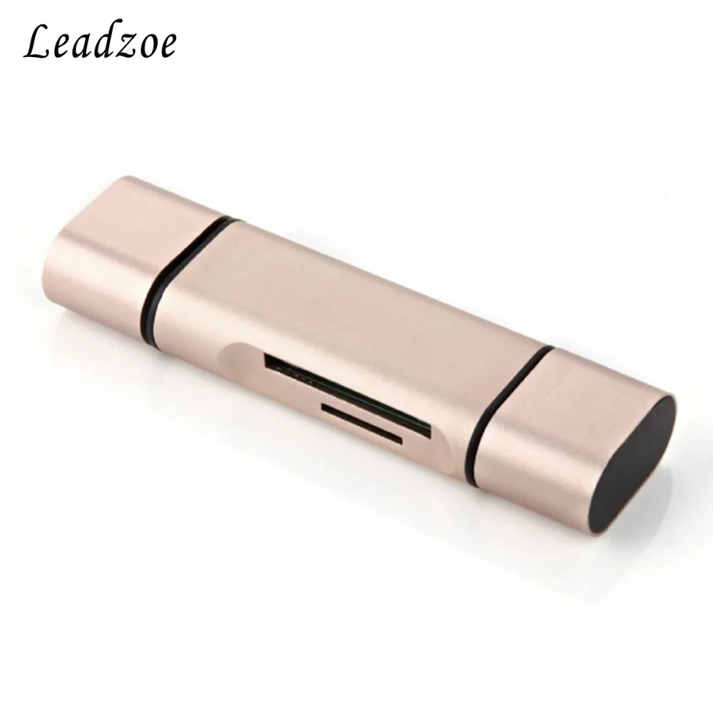 Card Reader 3 in 1 ,USB Type C , Micro-USB & USB Combo to 2-Slot TF / SD Card Reader OTG Card Adapter, Supporting Simultaneous R Card Reader 3 in 1 ,USB Type C , Micro-USB & USB Combo to 2-Slot TF / SD Card Reader OTG Card Adapter, Supporting Simultaneous R