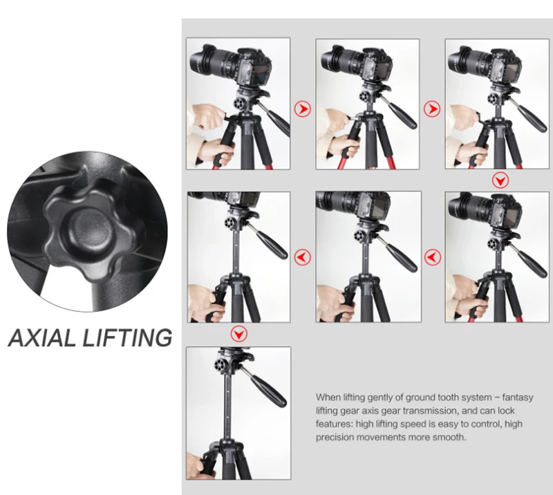 Professional tripod zomei q111 (14)