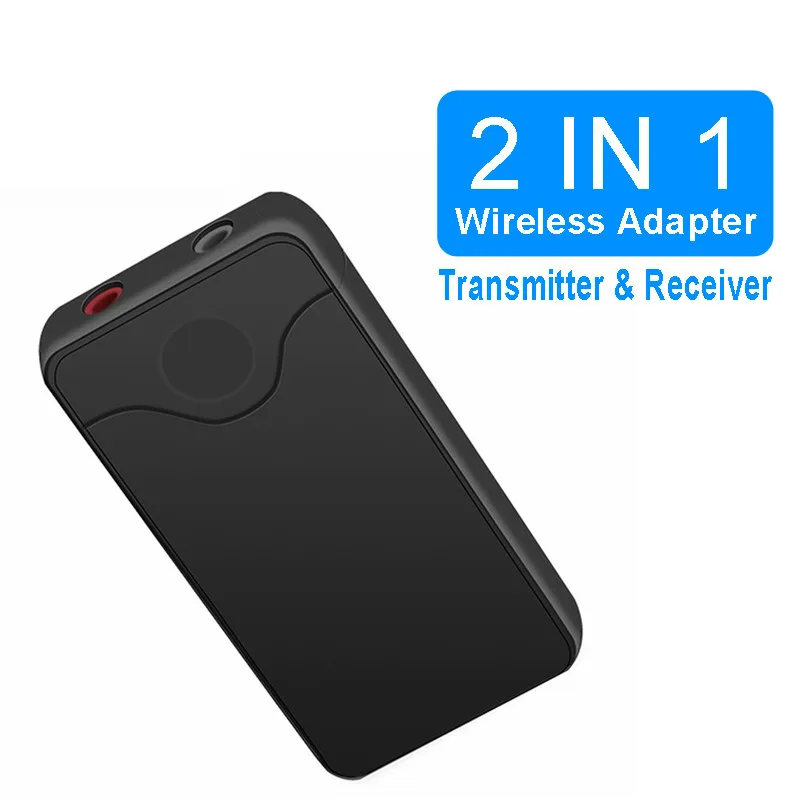 

VIKEFON Bluetooth Receiver Transmitter 4.2 Wireless Bluetooth Audio Receiver 3.5mm Car Aux Adapter for Car TV Speaker Headphone