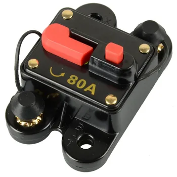 

12V-24V DC Home Solar System Waterproof Circuit Breaker Reset Fuse Inverter 60/80/100/150/200/250A