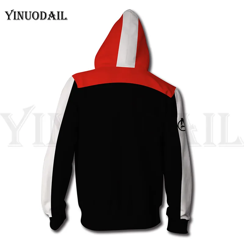 Men and Women Zip Up Hoodies The Avengers Endgame Hooded Jacket Superheroes Battle Suit Sweatshirt Streetwear Cosplay Costume