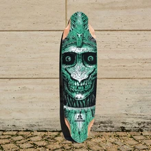 KOSTON pro longboard decks with 9ply canadian maple laminated,36.7 inch*10 inch long skateboard deck for downhill racing