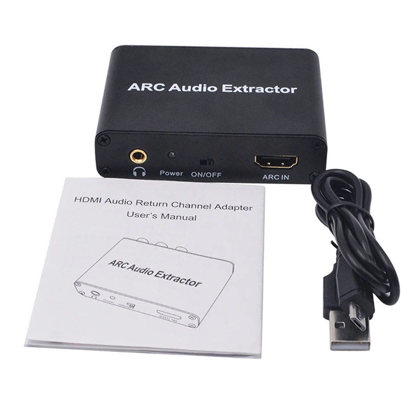 HDMI ARC Adapter ARC Audio Extractor with Digital Coaxial 3.5mm Stereo Audio Converter LSMK99