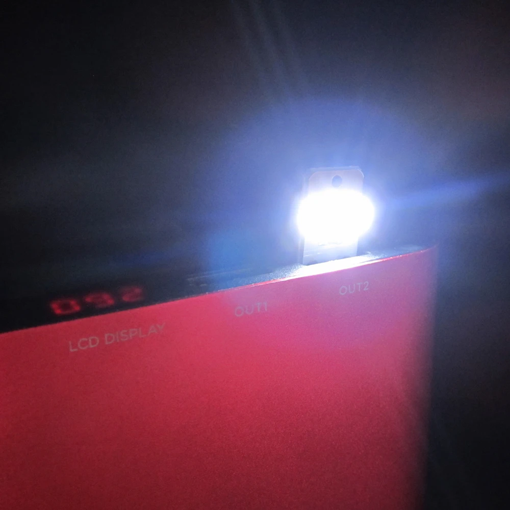 Mini Night USB LED Keychain Portable Power White Board 5