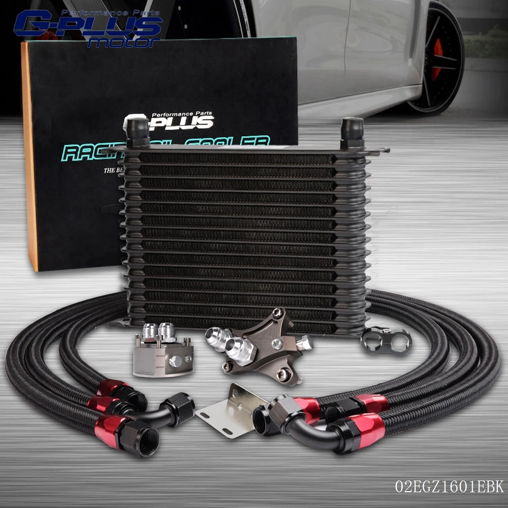15 Row Oil Cooler Kit For Nissan Silvia S13 S14 180SX 200SX 240SX
