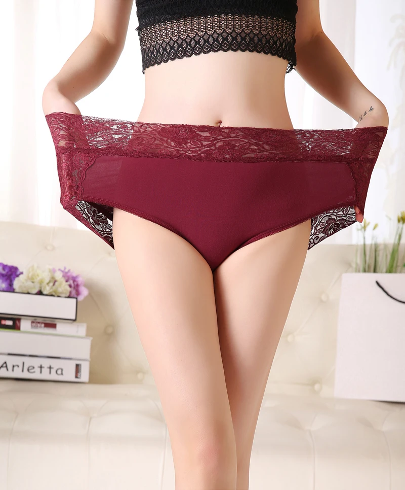 Jerrinut Women's Intimates Panty Modal Cotton Briefs For Female High Waist Panties Plus Size Pants M L XL XXL XXXL Underwear   9