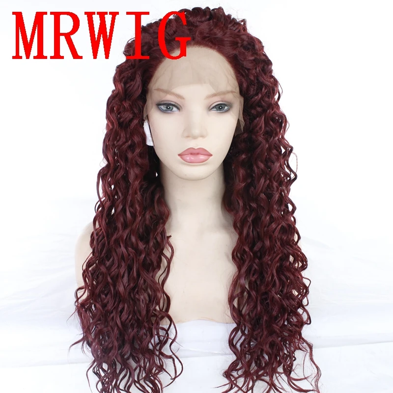 

MRWIG Ombre Green 12in Short Bob Straight Synthetic Glueless Front Lace Wig Mid Part For Woman