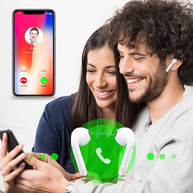 Мини Bluetooth наушники для iPhone XS Max Samsung беспроводные гарнитура телефона|Наушники и