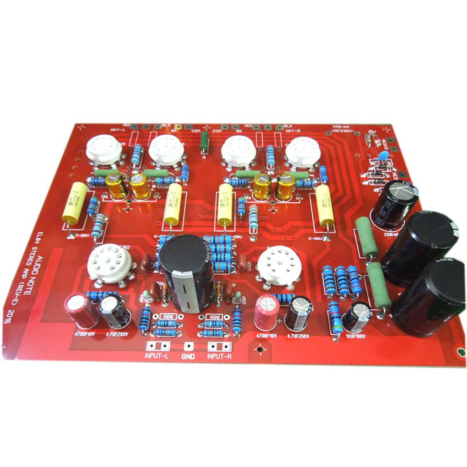 Alta calidad Hola estéreo Push-Pull EL84 de tubo de vacío amplificador PCB bricolaje Ref Nota de PP junta D4-004 Alta calidad Hola estéreo Push-Pull EL84 de tubo de vacío amplificador PCB bricolaje Ref Nota de PP junta D4-004
