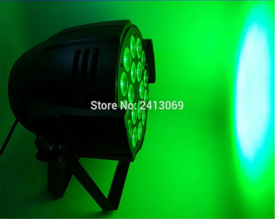 Aleacion de aluminio LED par 18x12 W RGBW 4 в 1 Par Can dj Par64 spotlight proyector wash iluminacion luz la etapa luz|rgbw 4in1|led parled can |