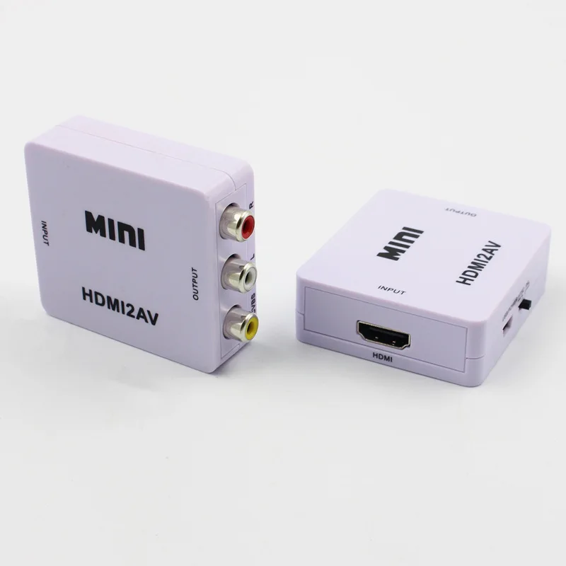 Композитный мини кабель преобразователь 1080P HDMI RCA Аудио Видео AV CVBS для HDTV|hdmi to rca|hdmi