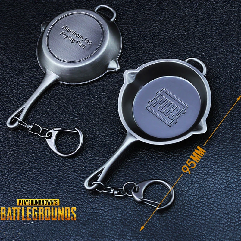  Hot Game Playerunknown's Battlegrounds 3D Keychain 15 style PUBG Keyring saucepan Pendant funny kid