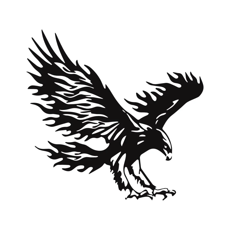 Anycuros Animal Eagle Car-Styling Motorcycle Car Sticker Vinyl Decal 14.4cm13.8cm   (5)