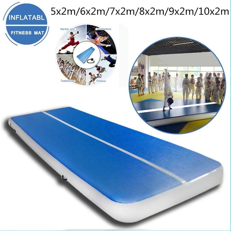 

SGODDE 6x2m/7x2m/8x2m/9x2m/10x2m/12x2m Inflatable Gym Mat Air Tumbling Track Gymnastics Cheerleading Mat Floor Mat For Taekwondo