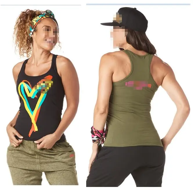 

ADIBO Womens Knitted cotton clothes fitness sports running clothes tshirt tops vest tanks Be About Love Racerback T1750