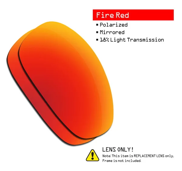 Дропшиппинг SmartVLT замена линз поляризованные для солнцезащитных очков Окли Джульетта-несколько пар упакованы - Цвет линз: Fire Red-ShieldCoat