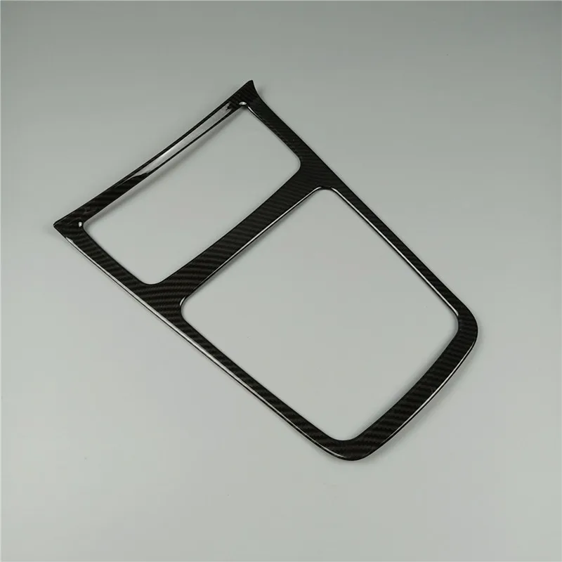 Углеродное волокно Стиль центральной консоли рамка коробки для хранения декоративная крышка Накладка для Mercedes Benz CLA C117 GLA X156 класс 2013 - Название цвета: 1 piece