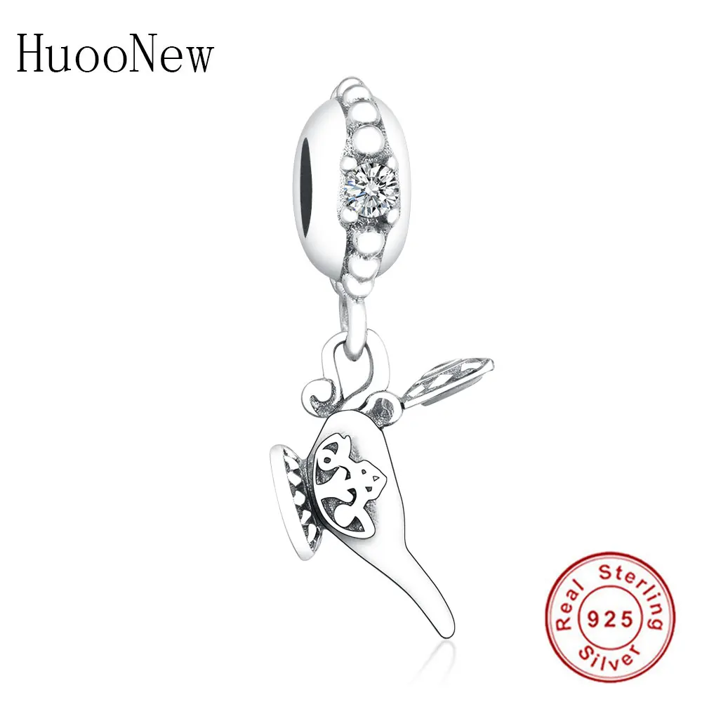 

Fit Original Pandora Charm Bracelet 925 Sterling Silver Disny Aladdin MAGIC Lamp Bead Pendant For Making Women Jewelry Berloque