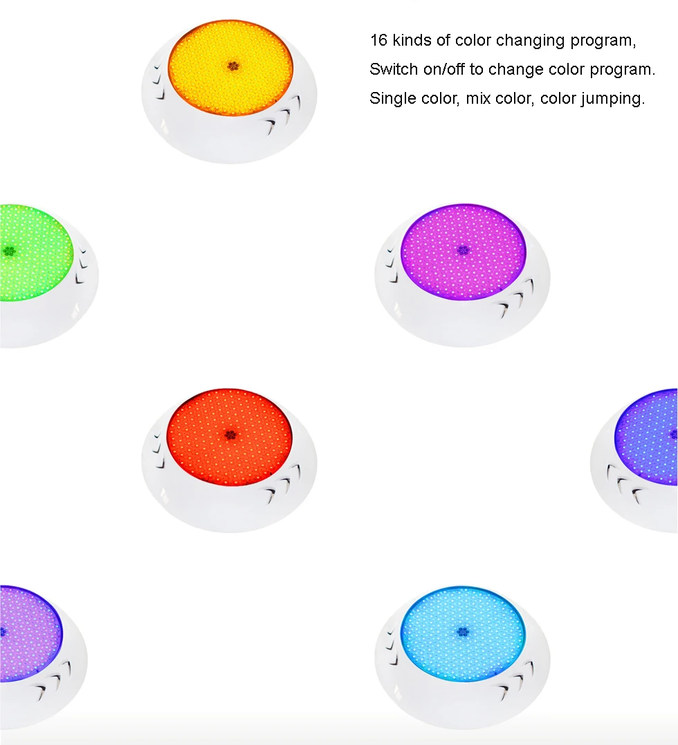 HT подводный светодиодный светильник для плавательного бассейна SMD33W 12V RGB пластиковый водонепроницаемый IP68 меняющий цвет фонтан настенный светильник