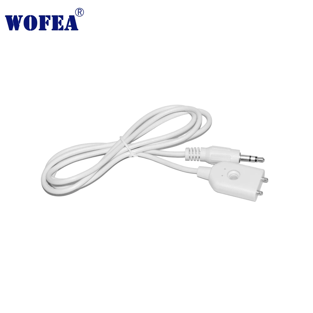 Wofea wired type Leakage Alarm Detector water sensor with 3.5mm jack
