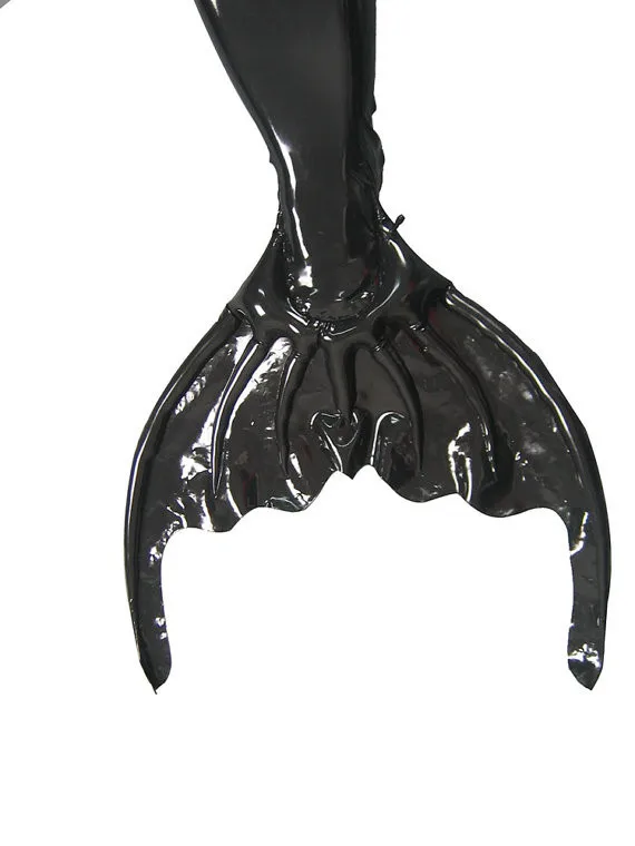 Сексуальный черный латексный надувной хвост русалки боди|inflatable latex|inflatable bodysuitsexy