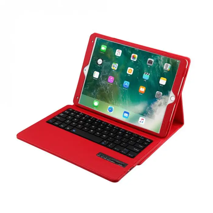 Легкая подставка портфель pu кожаный чехол с Bluetooth клавиатурой для 10,5 дюймов Apple iPad Pro HSJ-19