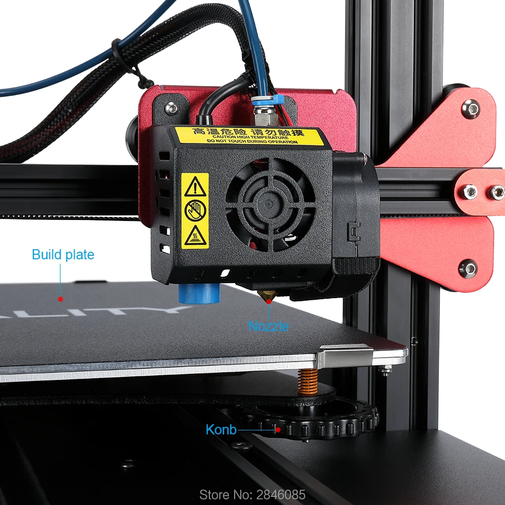 CREALITY 3D CR-10S Pro датчик автоматического выравнивания принтер 4,3 дюймов сенсорный ЖК-дисплей Печать накаливания обнаружения Funtion MeanWell power