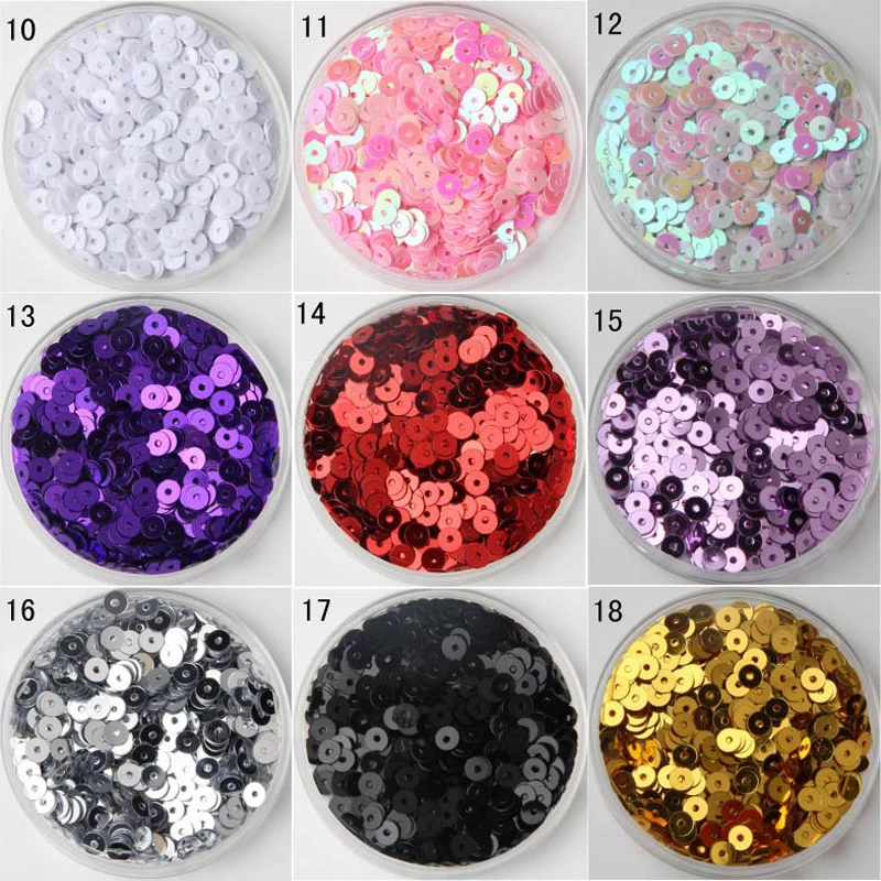

500g/ 4mm PVC sequins clothing shoes hats accessories DIY handmade jewelry accessories Sewing supplies loose sequins