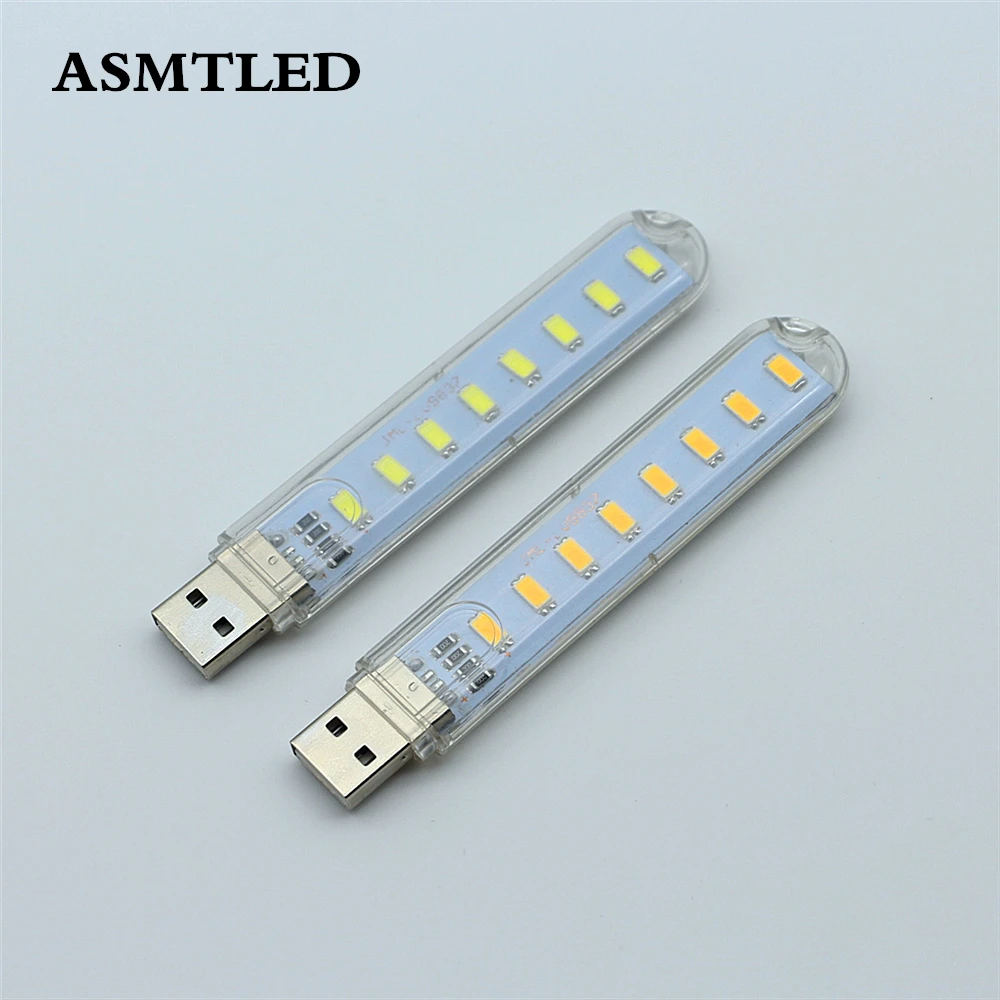 1 шт. Новый мини USB СВЕТОДИОДНЫЙ светильник для книг s 8 светодиодов 5730 SMD 4 Вт лампа