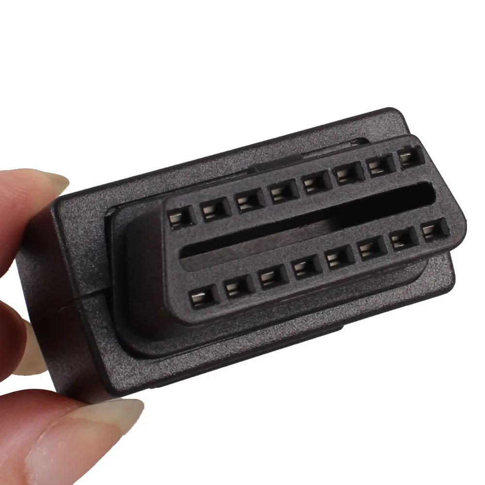 

New Arrival Universal 16 Pin OBD 2 II Diagnostic Tool Female Terminal Connector Plug Shell Replacement Free Shipping