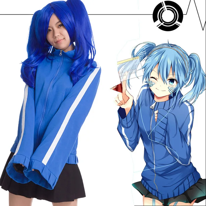 Kagerou Project Mekaku City Actors Ene Takane Толстовка enomoto+ юбка, куртка для косплея, Униформа, костюм для косплея