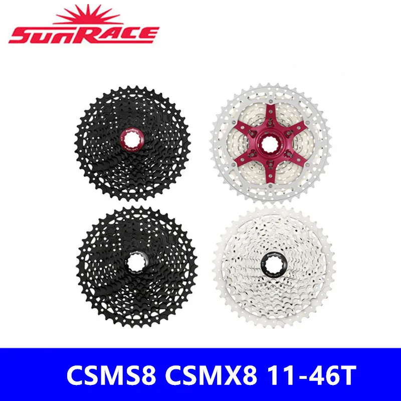 SunRace 11 скоростная кассета CSMS8 CSMX8 11-46 т велосипедная кассета fit Shimano SRAM маховик Sunrace 11-46 11 s кассета 1 шт