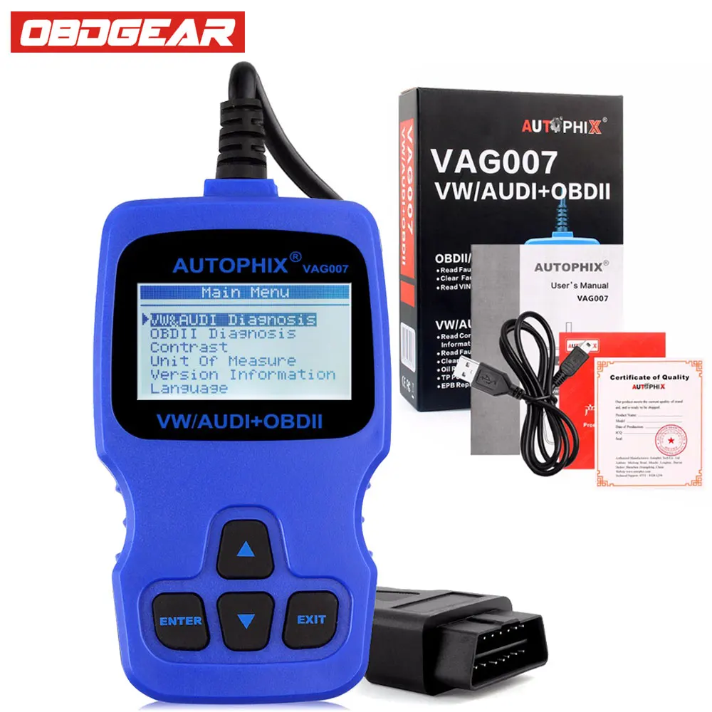 Autophix VAG007 Diagnostic Tools For Audi VW Polo Passat Golf Skoda