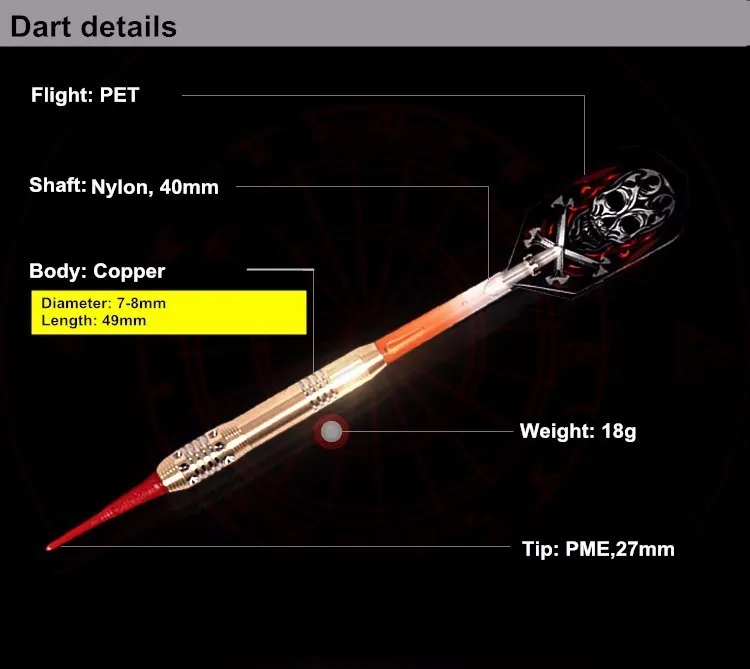 Cuesul 3 шт./набор, профессиональные дартс, игры, мягкий наконечник, дартс, 18 г, электронные дартс, 8 видов стилей, с нейлоновыми алюминиевыми дротики, валы