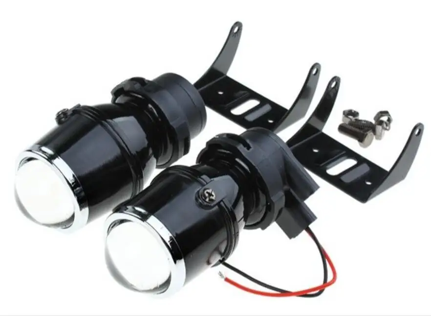 2 шт. 12 В/35 Вт Авто HID противотуманные фары projecter объектив H3 галогенные