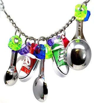 

Pets Home Cage Small Animal Bird Hanging Chew Toys Parrot Funny String Accessories Set Pet Playing Training Stress Relief