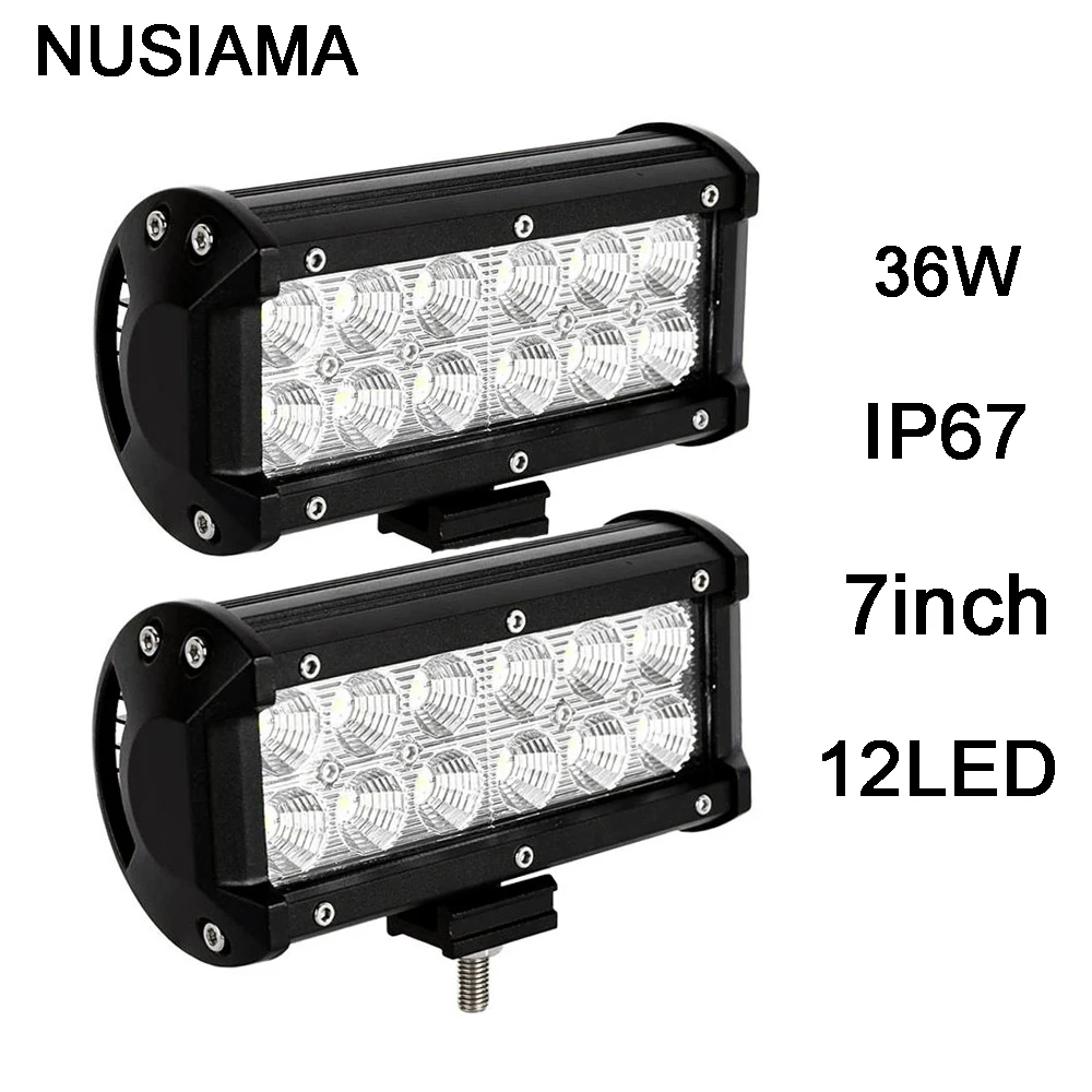 

12v Led bar 4x4 off road light bar spot light for car work light focos led automovil ramp accessories for jeep cherokee xj niva