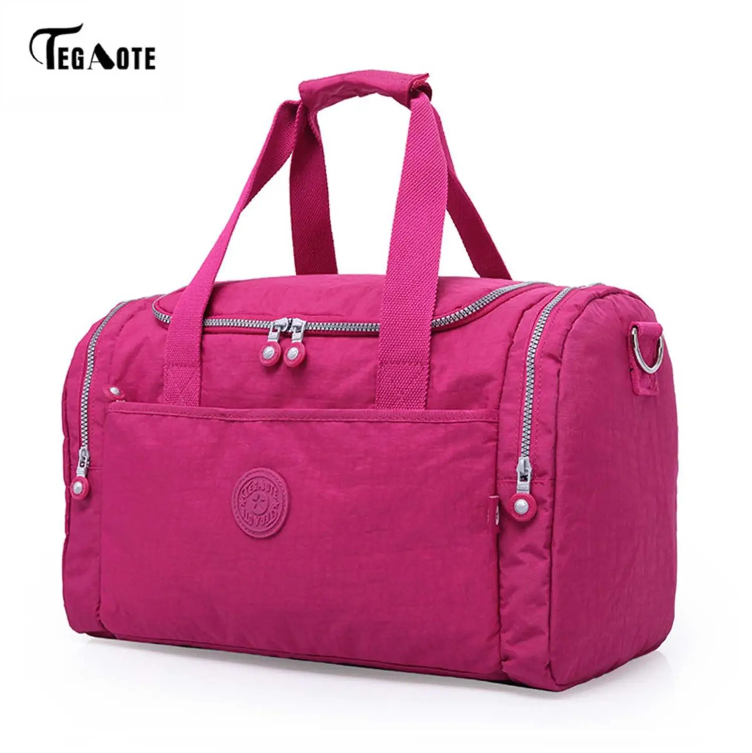 TEGAOTE модная дорожная сумка Большие женские сумки-шопперы для женщин багажная сумка для путешествий большие выходные туристическая Повседневная нейлоновая сумка - Цвет: 8