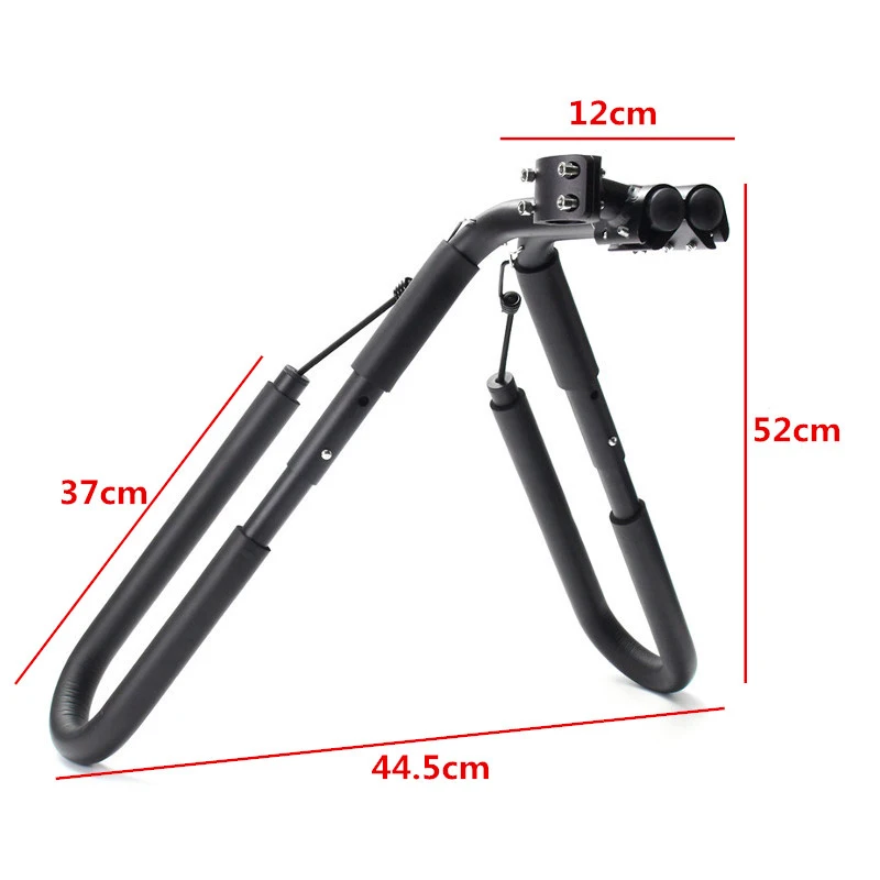8 pulgadas estante de tabla de surf de 25-32mm Wakeboard soporte de bicicleta portador de tabla para surf montaje para asiento puestos accesorios para bicicletas - 6
