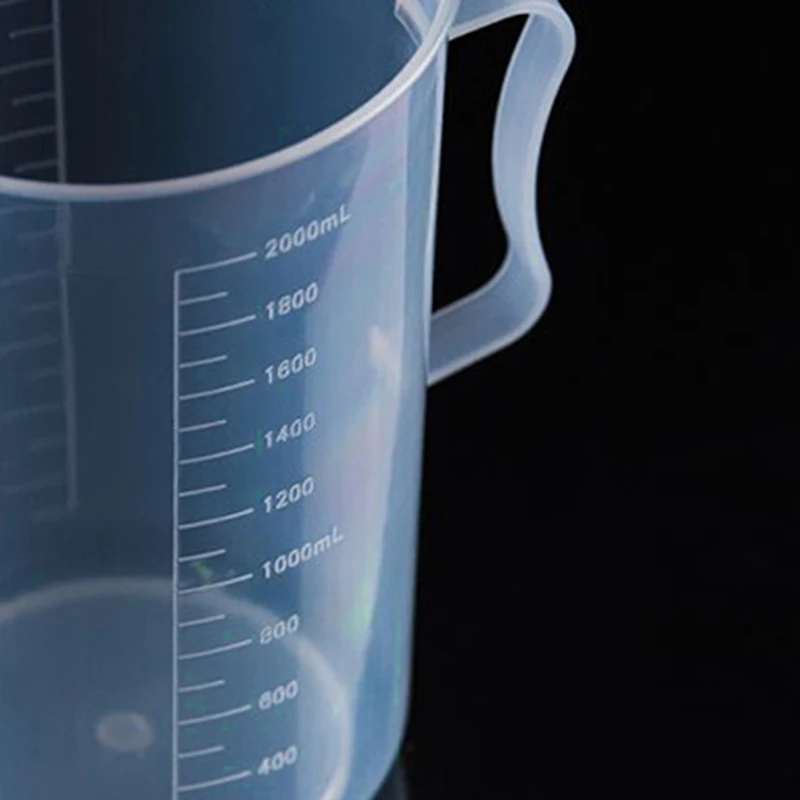 Hoomall 1 шт. 250/300/500/1000/2000 мл Пластик мерный стакан кувшин Pour Носик поверхности кухня поставляет инструменты с измерения Mark