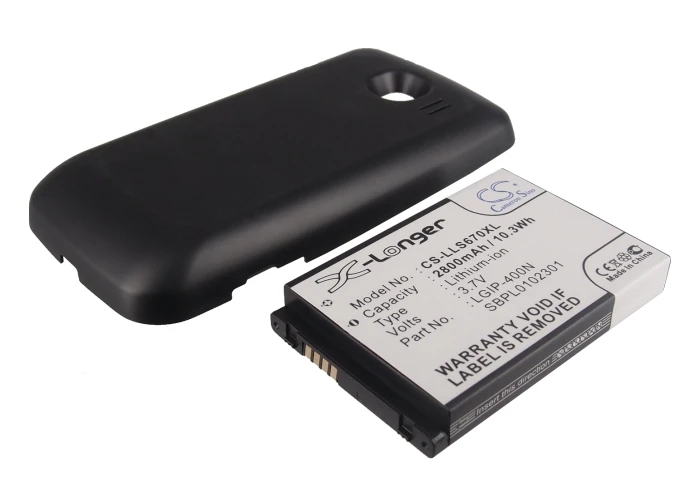 Аккумулятор Cameron Sino на 2800 мА · ч SBPL0102301 для LG LS670 Optimus S|cameron sino|2800mah batterybattery 2800mah |