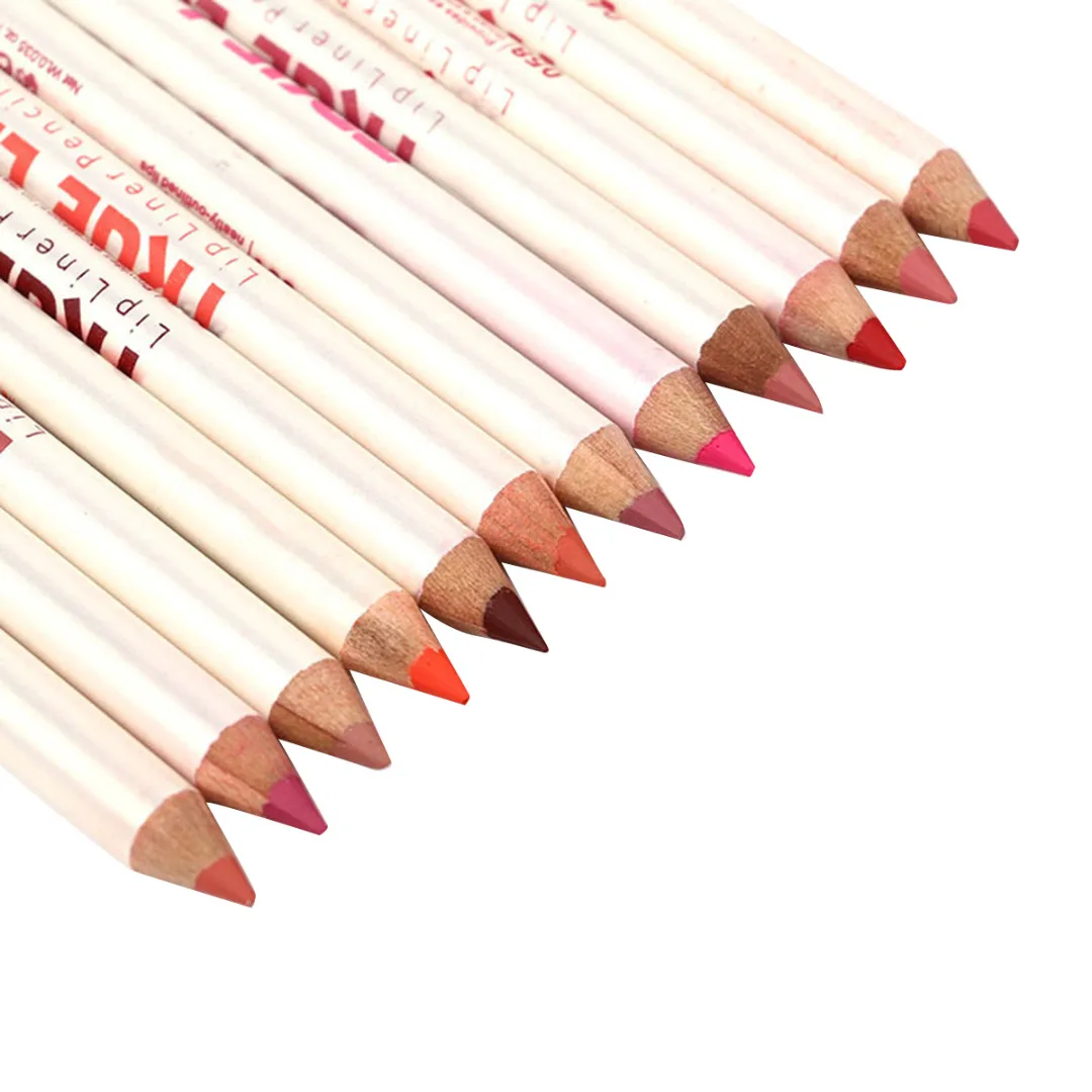 Shellhard 12 Цветов/Набор Профессиональный матовый карандаш для губ комплект Водонепроницаемый долговечный матовый карандаш для губ косметика