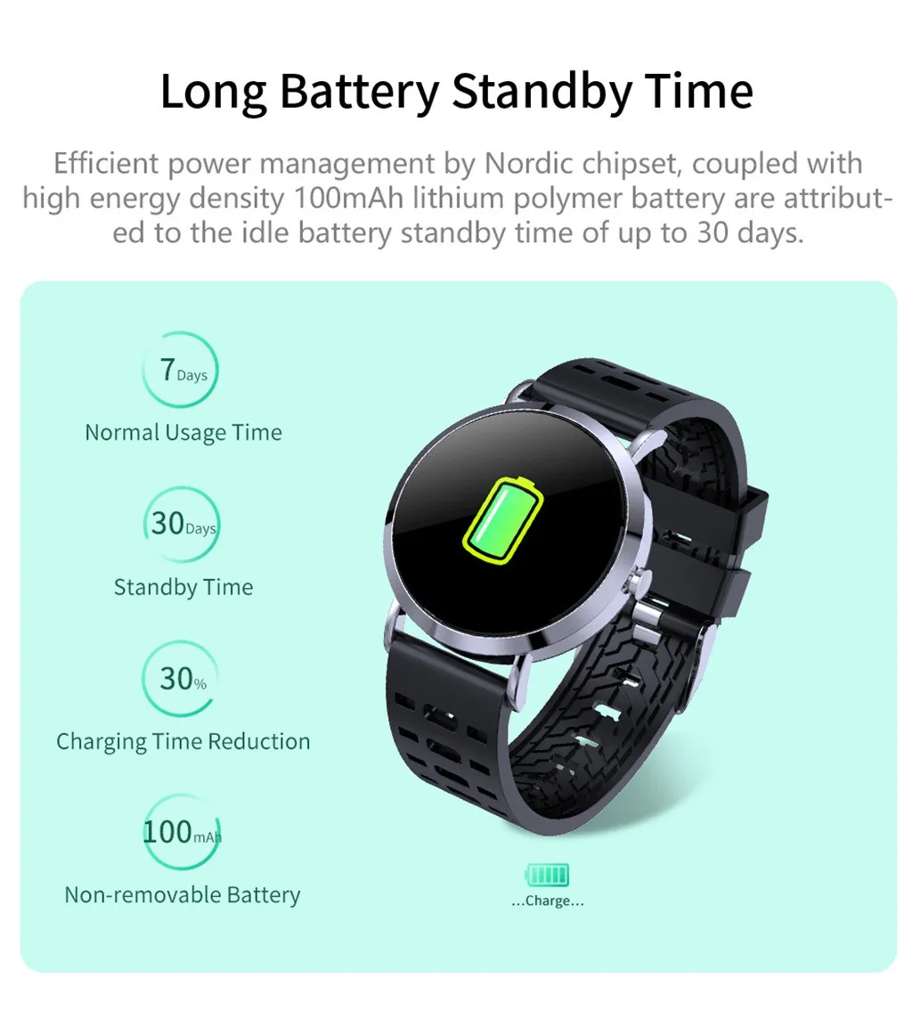 Blood Pressure Heart Rate Sleep monitoring Sport Smart Watch Bracelet Fitness Heart Rate Monitor bracelet femme 2020