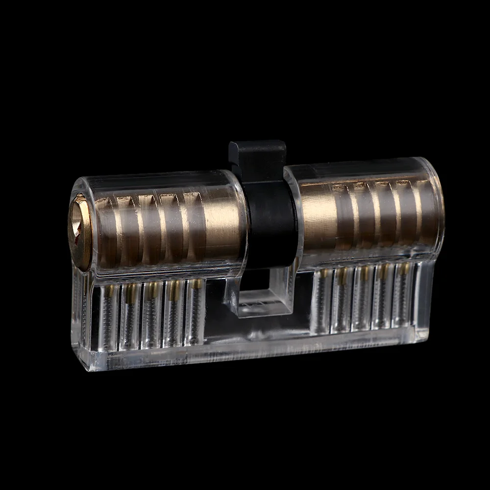 Transparent Locksmith Locks Cutaway Training Skill Professional Visible Practice Padlock Copper Lock Pick Tools Hardware