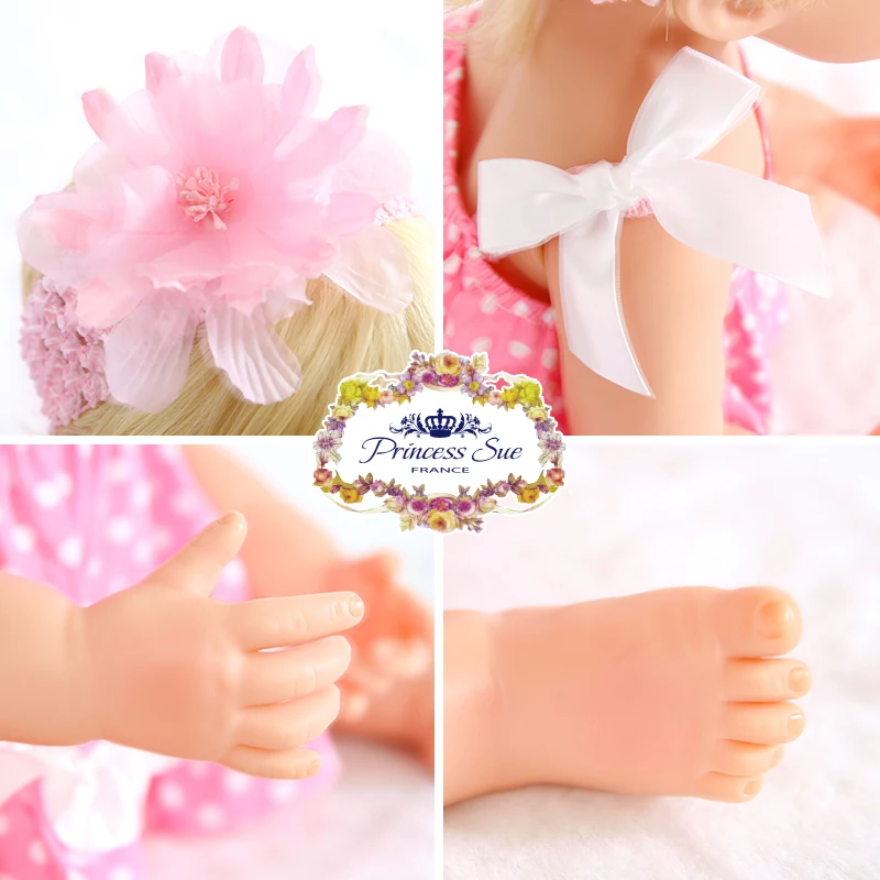 Boneca reborn 22 дюймов полное тело виниловых Reborn для маленьких девочек куклы Высокое