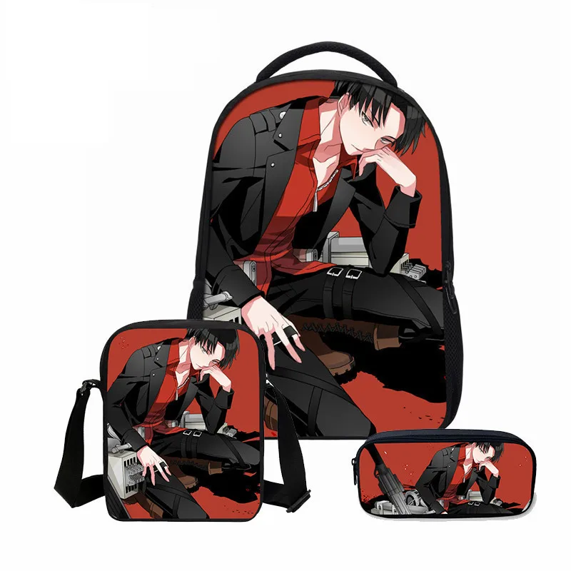 Детские школьные сумки для девочек-подростков, рюкзак с принтом титана, школьные рюкзаки, 3 шт./компл., Mochila, Детская сумка на плечо с рисунком