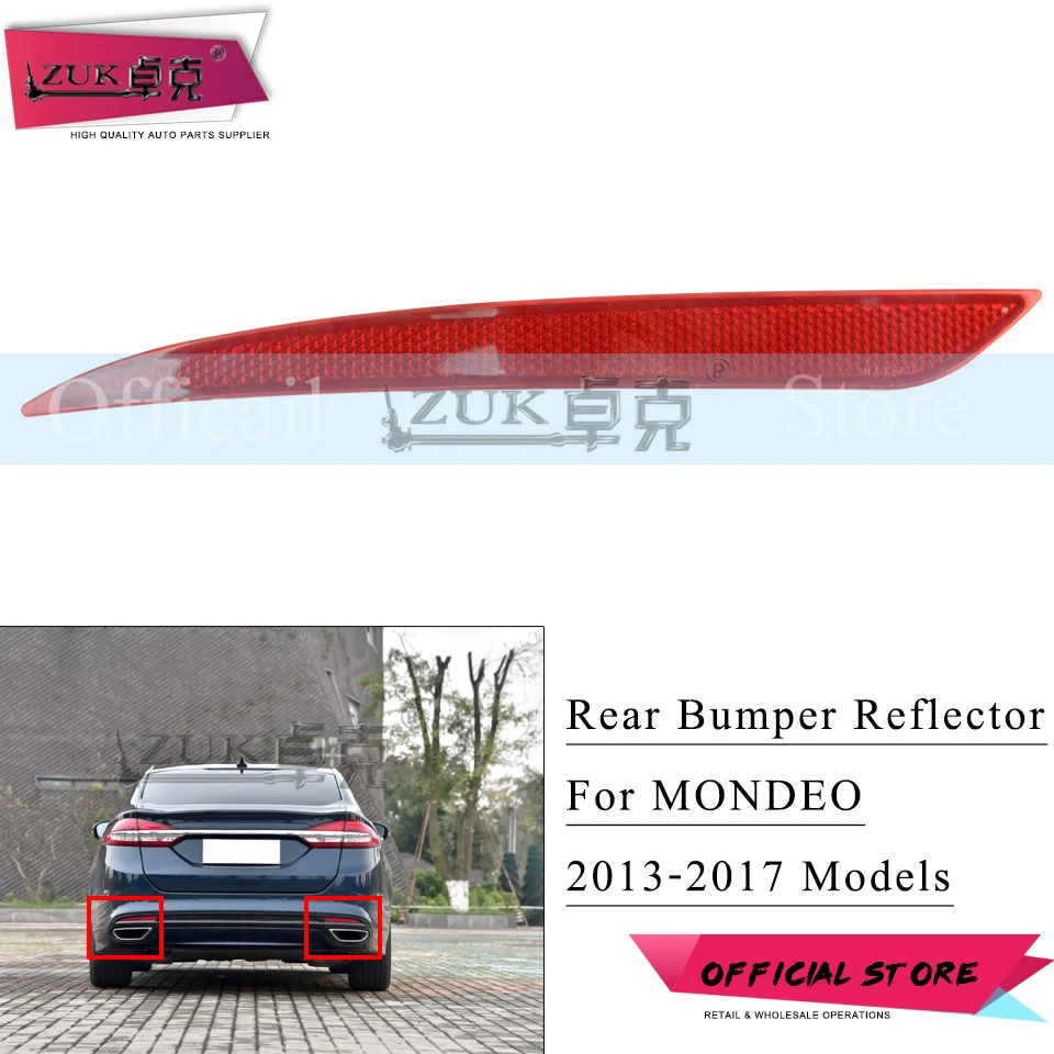 REAR BUMPER COVER PROTECTION TRIM FITS 2015 2016 2017 FORD EDGE