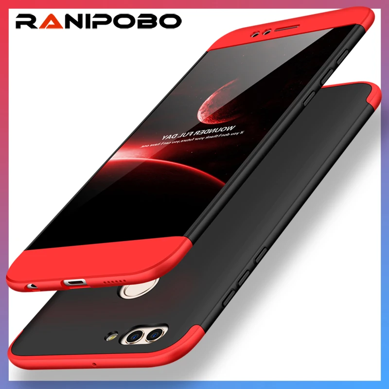 

Fashion 360 Degree Protective Cases for Huawei Nove 2 Nova 2 Plus case cover Full Body For Huawei Nova2 Case 5.0 phone shells