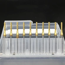 Left-handed coating corn milling cutter bit carbide alloy tungsten steel milling cutter coating taper milling cutter carving knifer for acrylic plastic processing shk12mm 30degree