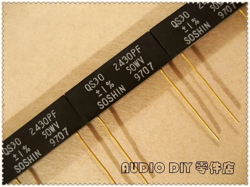 2 шт/10 шт SOSHIN QS30 2430pF 50В 50V2430pF 1% Высокоточный позолоченный пленочный конденсатор